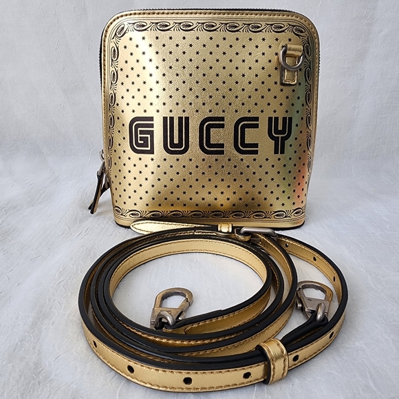 Auth Gucci X Sega Guccy Mettalli Dome Crossbody Bag - Picture 1 of 9